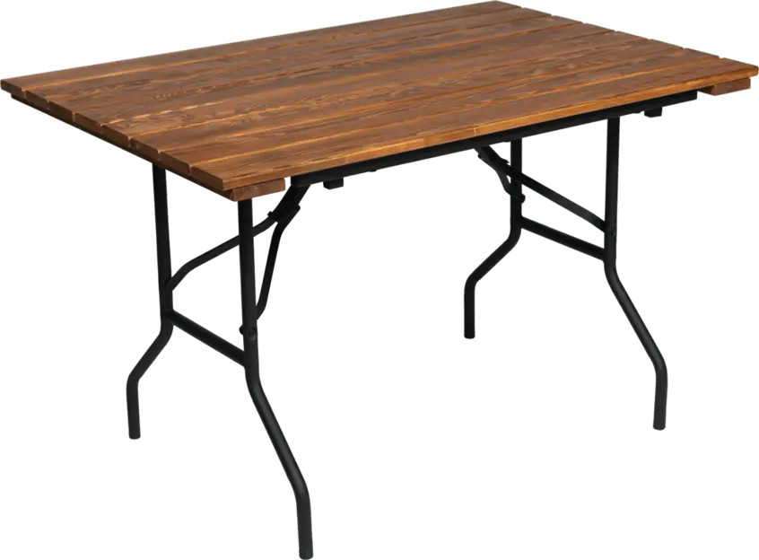 Реечная мебель Стол Лукум из рейки, 1200х800