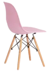 Стулья Имс (Eames) Стул Синди Имс, Пластик светло-розовый/ каркас дерево