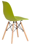 Стулья Имс (Eames) Стул Синди Имс, Пластик оливковый/ каркас дерево