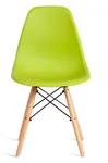 Стулья Имс (Eames) Стул Синди Имс, Пластик оливковый/ каркас дерево