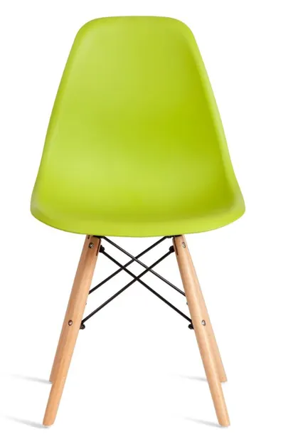 Стулья Имс (Eames) Стул Синди Имс, Пластик оливковый/ каркас дерево